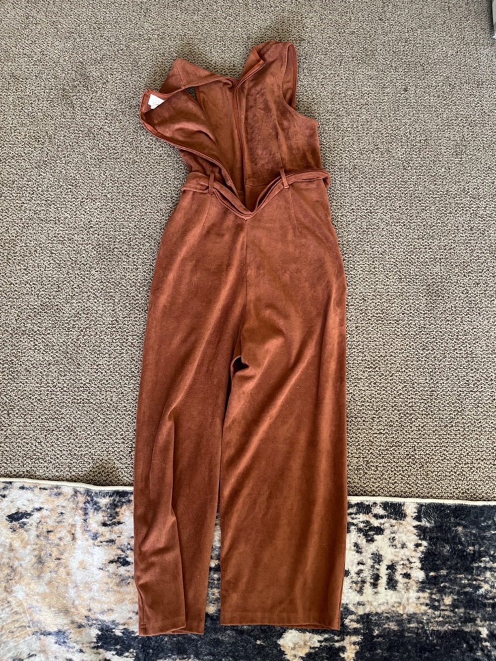Anthropologie suede jumpsuit - Picture 5 of 6